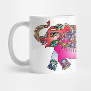 Colorful Elephant Mug